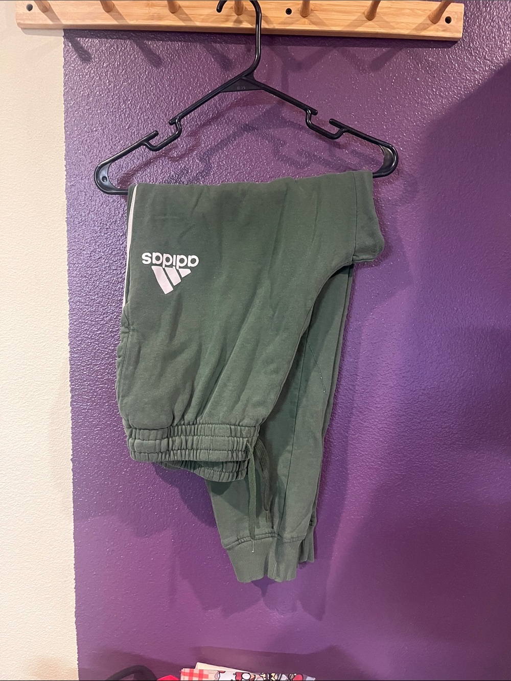 adidas Forest Green Women's Track Joggers 28